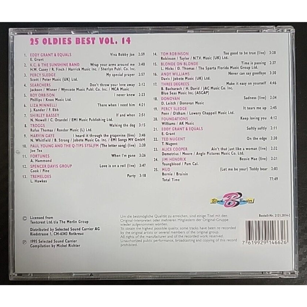 25 Oldies Best Vol 14 (CD)