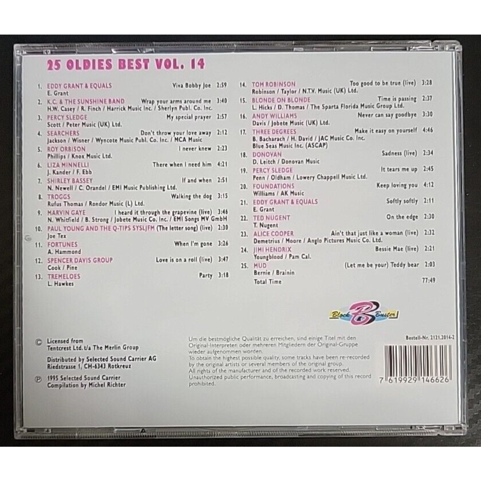 25 Oldies Best Vol 14 (CD)