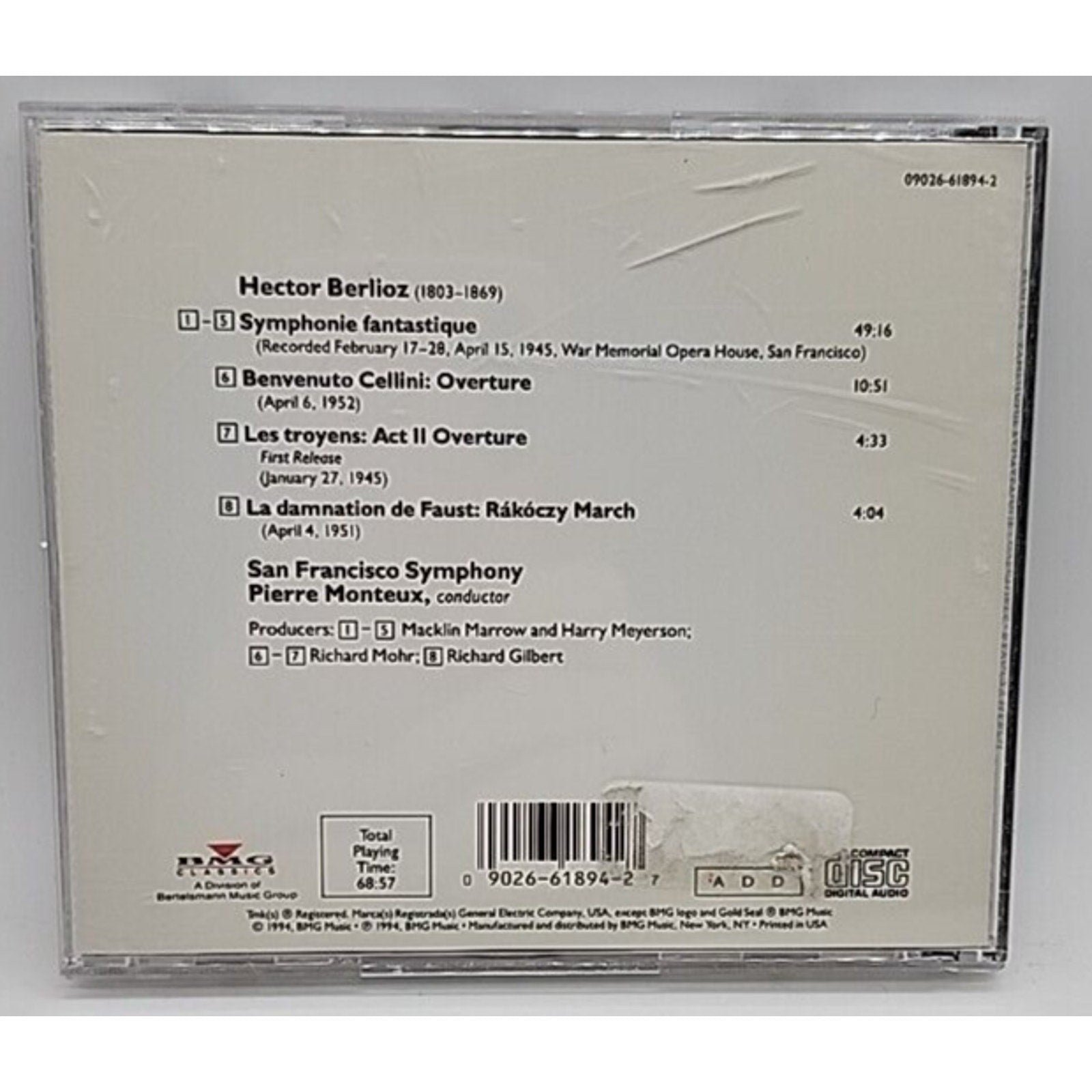 Edition Vol 2 by San Francisco Sym Orch / Monteux (CD, 2010)