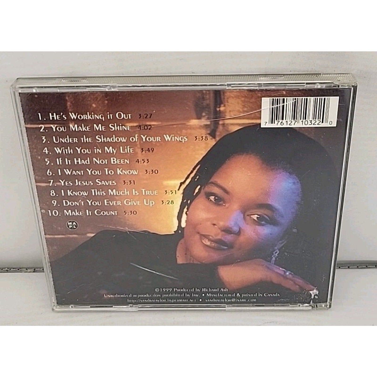Sandra Taylor - Make It Count! CD
