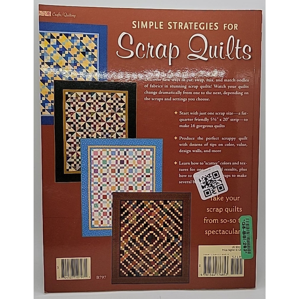 Simple Strategies for Scrap Quilts by Lynn Roddy Brown (2006, Trade Paperback)