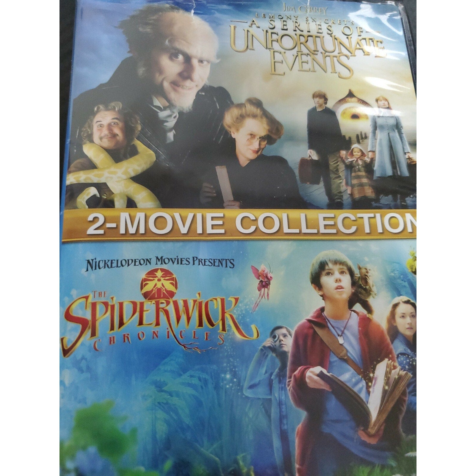 A Series Of Unfortunate Events And The Spiderwick Chronicles-Like New- B