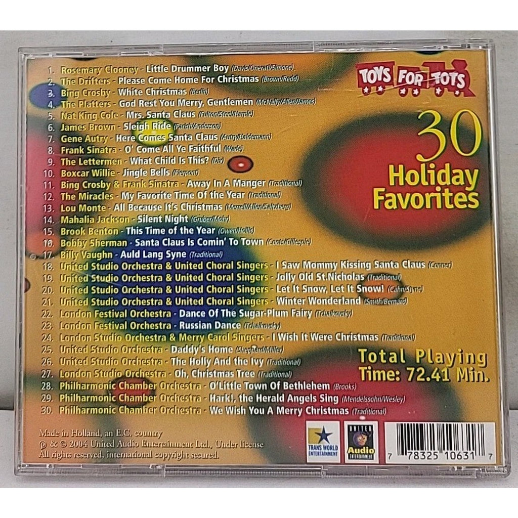 30 Holiday Favorites: Toys for Tots, Vol. 2 - Audio CD