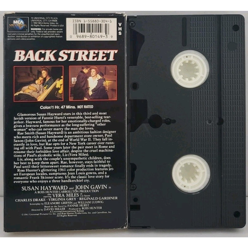 Back Street (VHS, 1993)