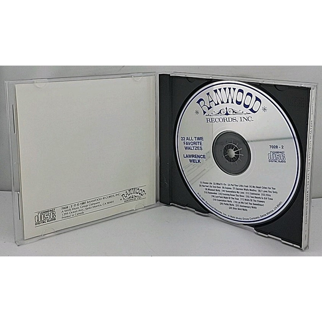 22 All Time Favorite Waltzes by Welk, Lawrence (CD, 1991)