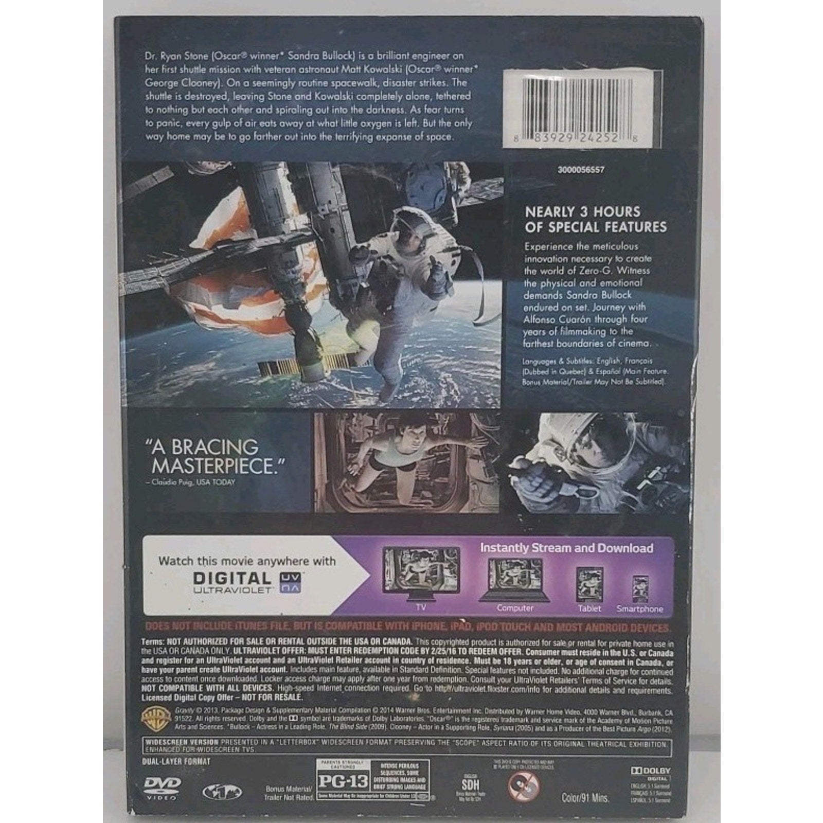 Gravity (DVD, 2013) *Brand New*