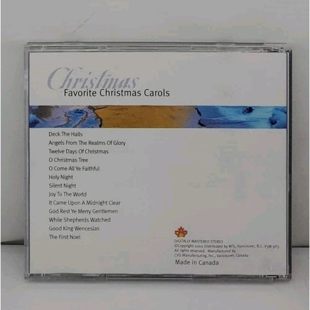 Christmas Favorite Christmas Carols CD 2002
