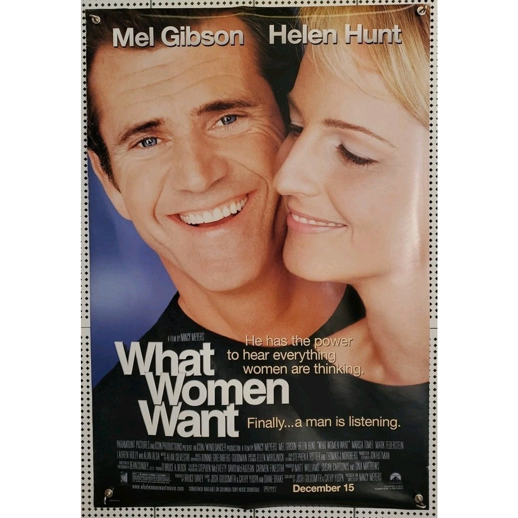 What Women Want Movie Poster Double Sided 27x40