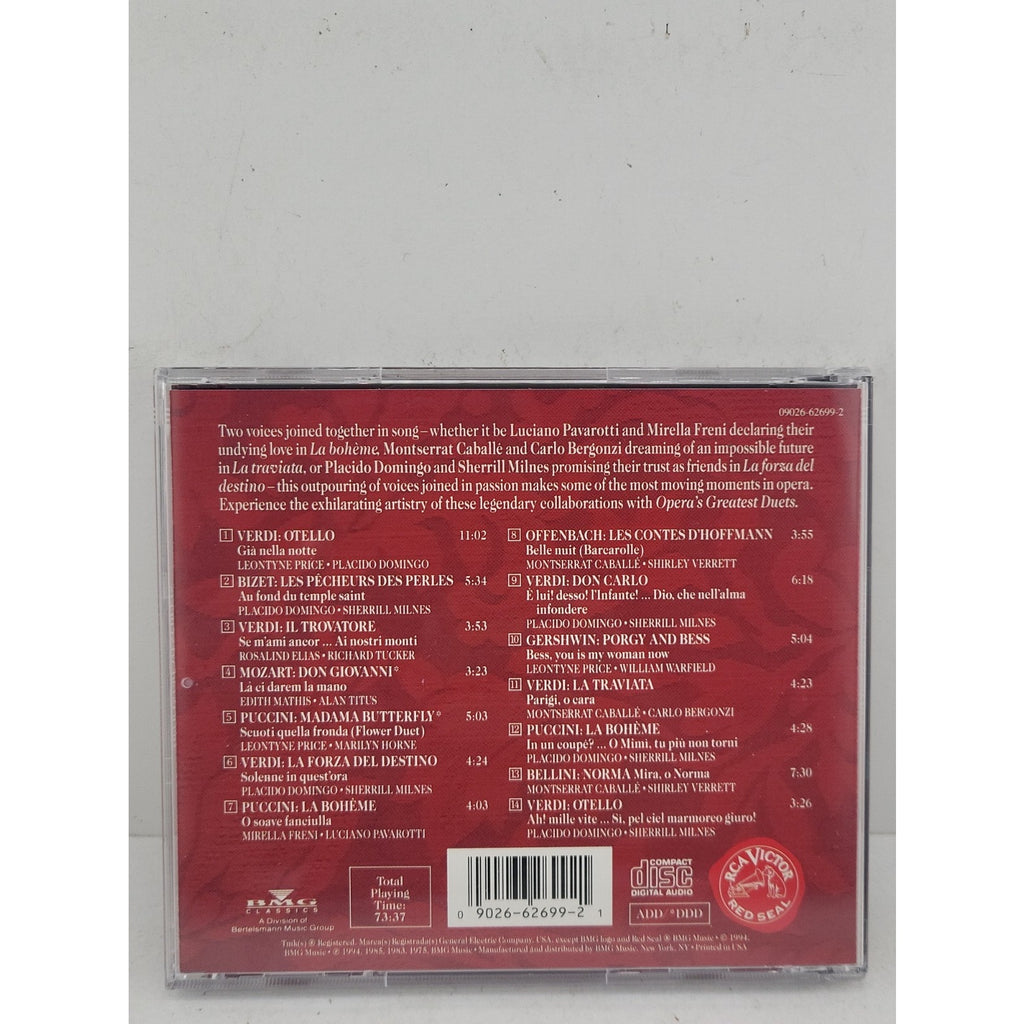 Opera's Greatest Duets by Various (CD, 1994)