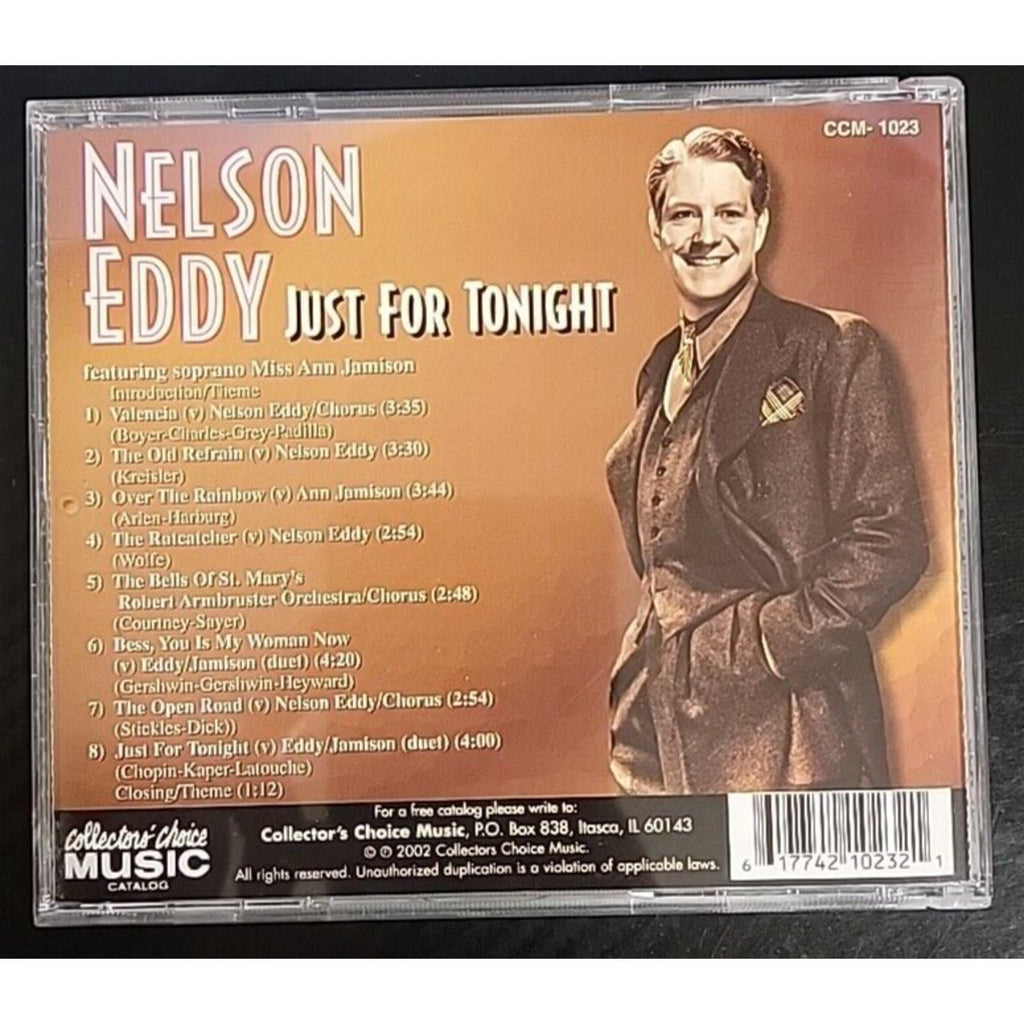 Nelson Eddy: Just For Tonight by Nelson Eddy (CD)