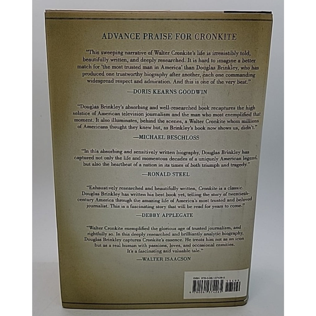 Cronkite by Douglas Brinkley (2012, Hardcover)