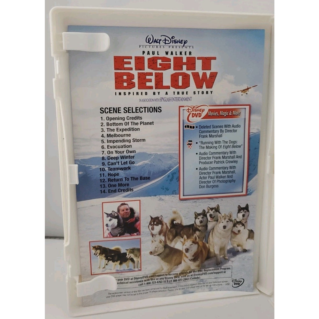 Eight Below (Full Screen Edition DVD, 2006)