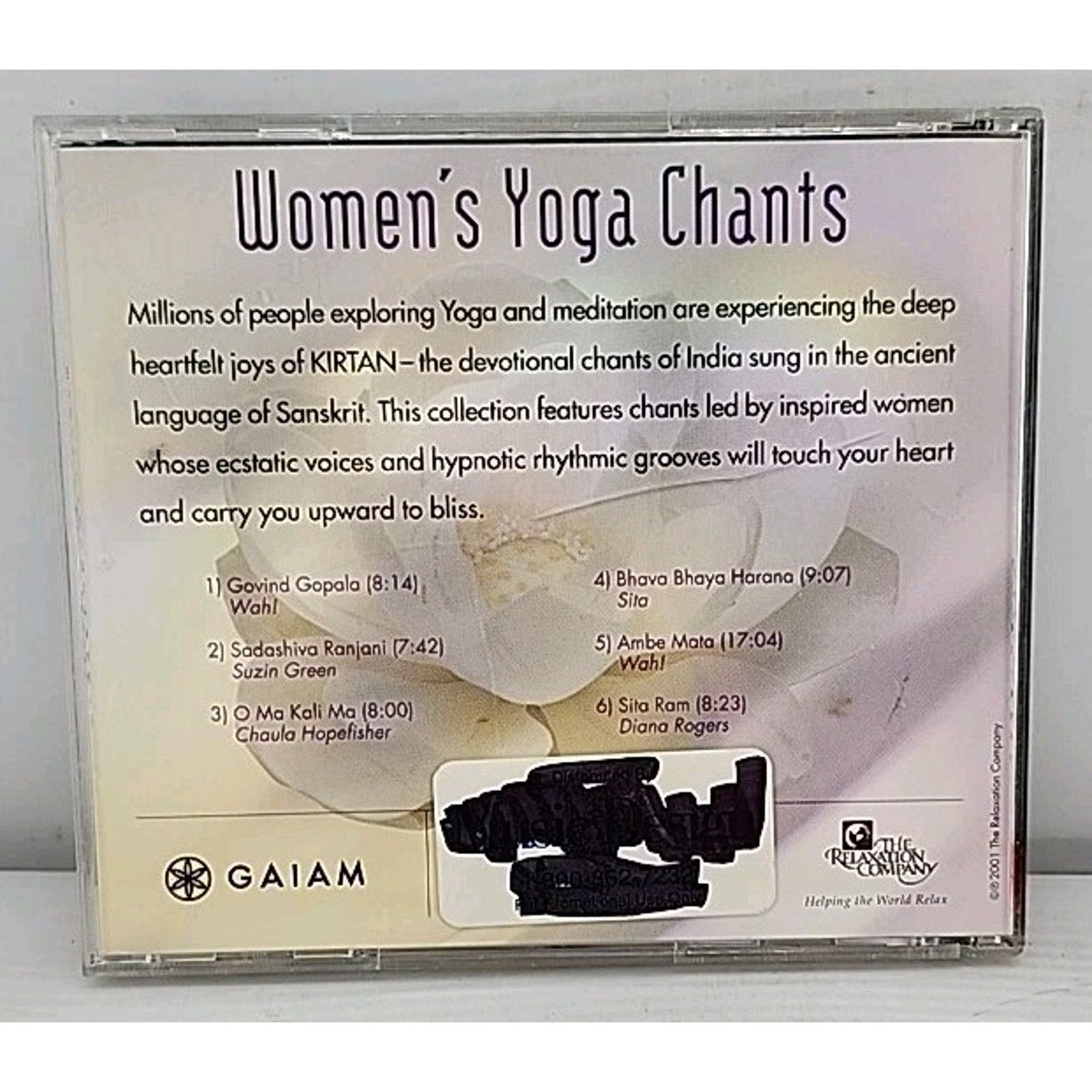 Women's Yoga Chants by Various Artists (CD, Nov-2001, Relaxation Music)
