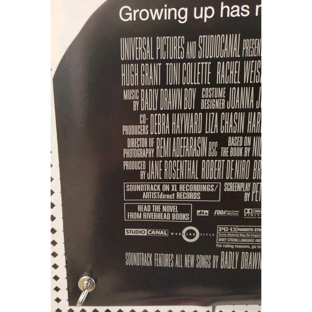 About a Boy Movie Poster 27x40 D/S Hoult Hugh Grant Rachel Weisz Toni Collette