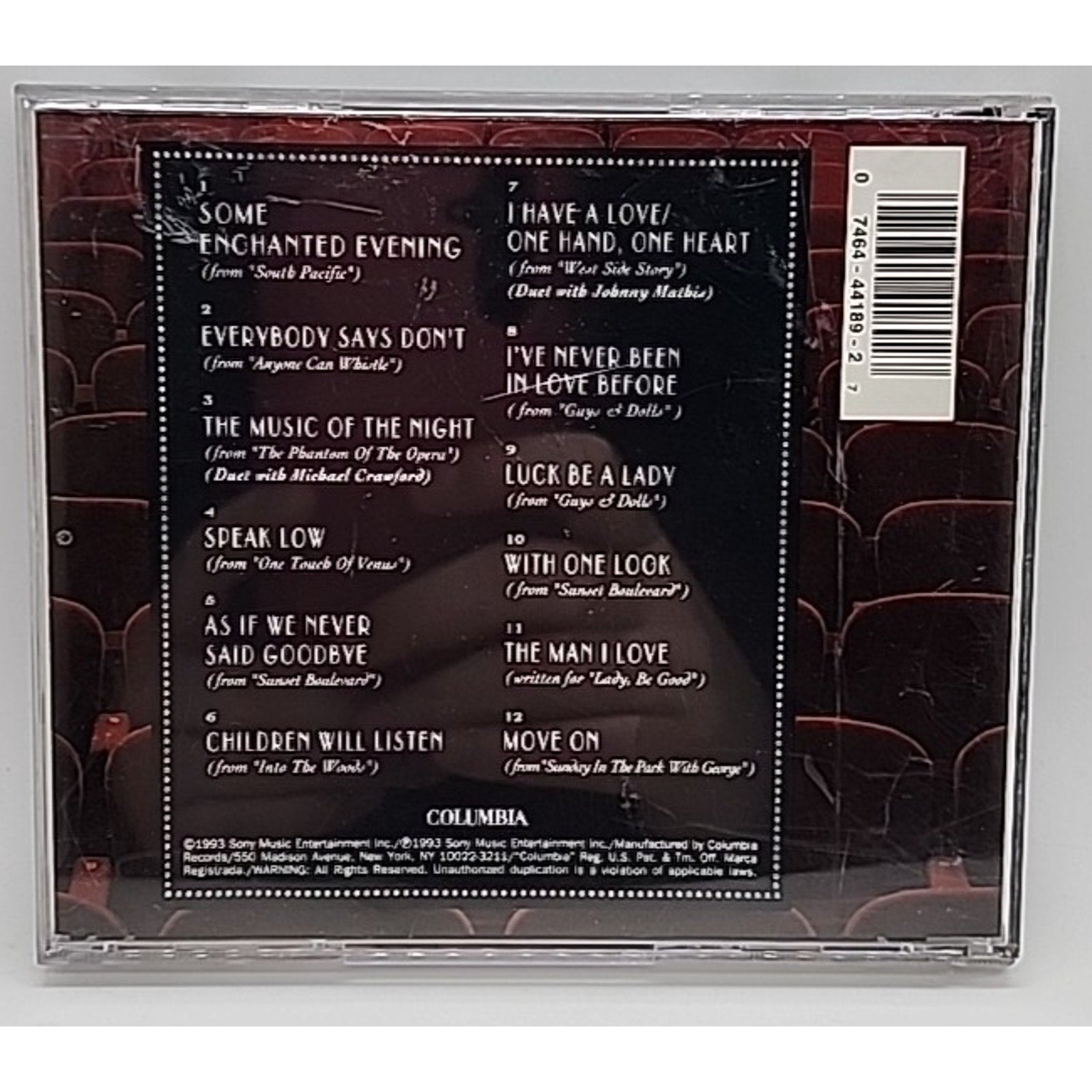 Back to Broadway by Barbra Streisand (CD, 1993)
