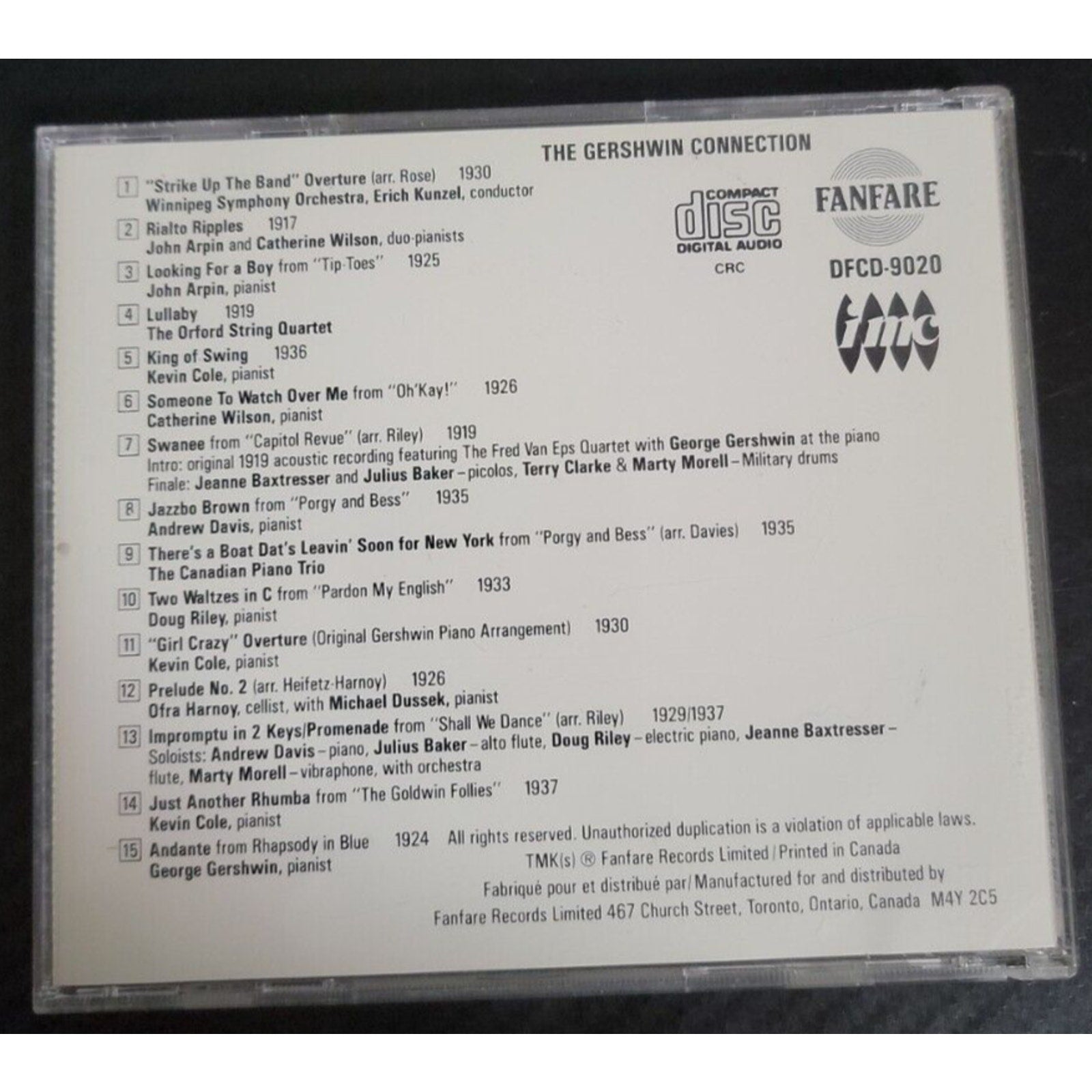 The Gershwin Connection (CD)
