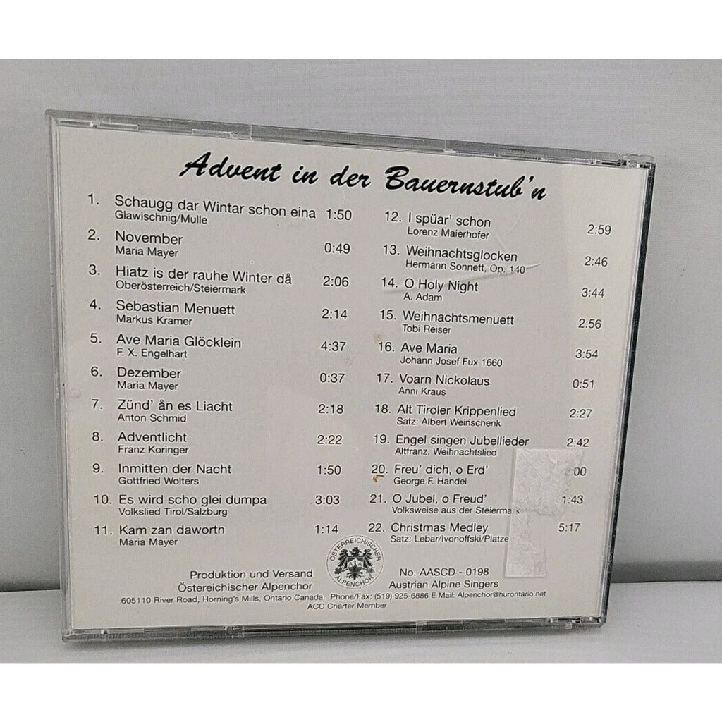 Advent In Rural Austria CD