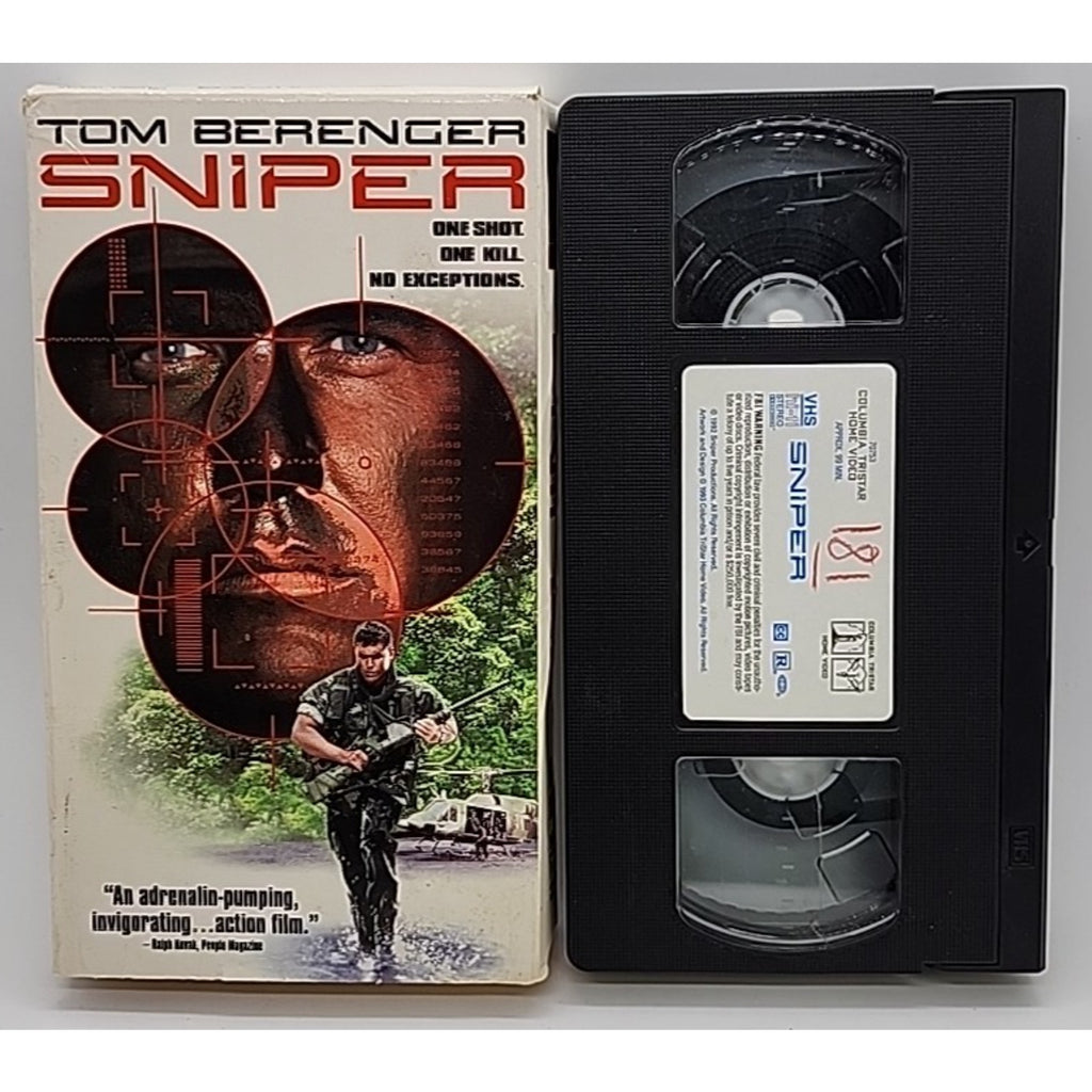 Sniper (VHS, 1993, Closed Captioned)