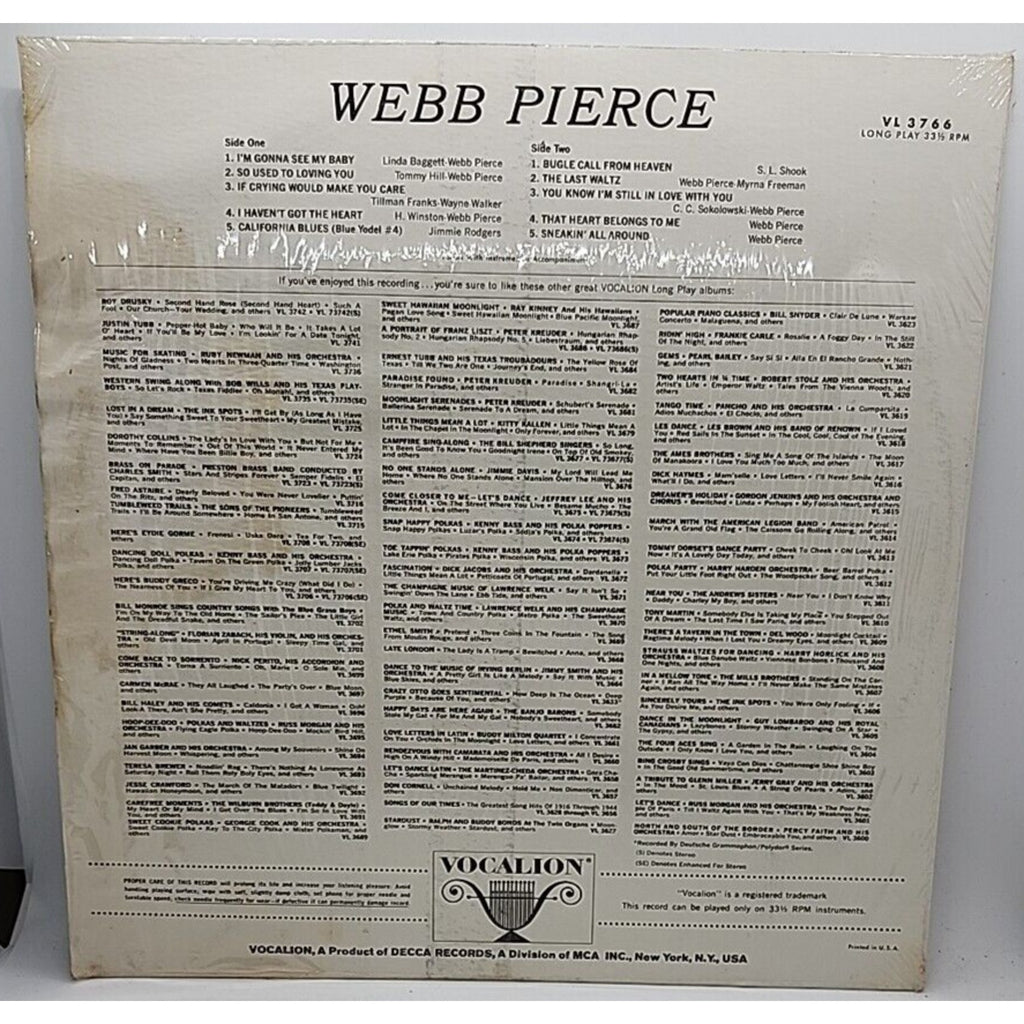 Webb Pierce Self-titled (Record)