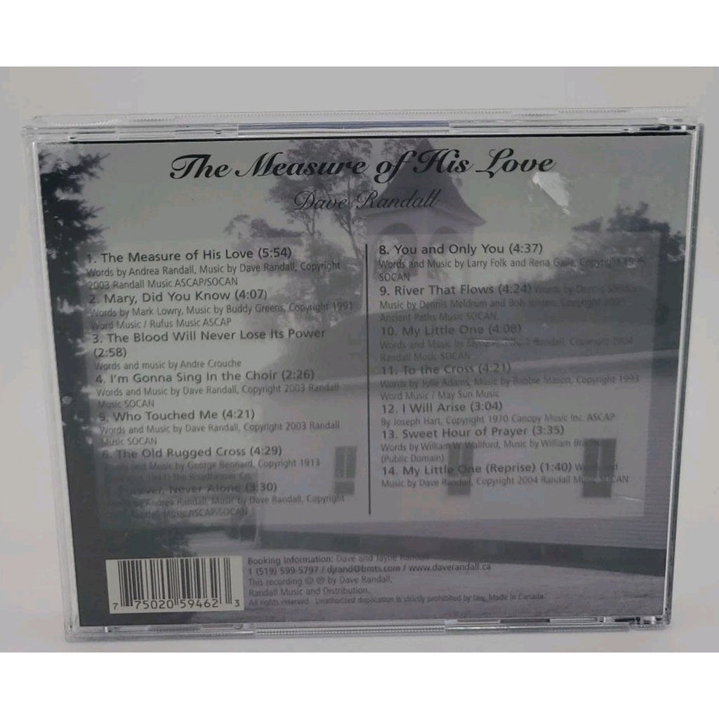 Dave Randall - The Measure of His Love (CD)