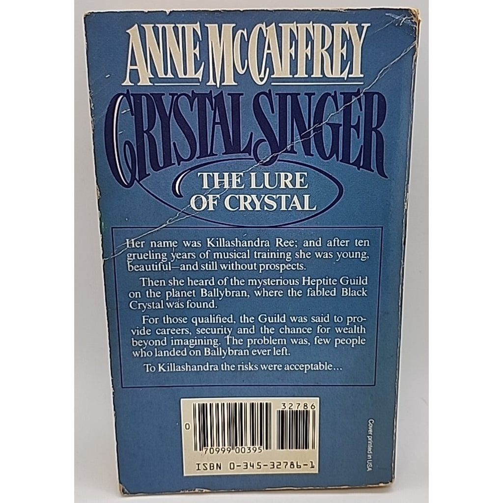 Crystal Singer by Anne McCaffrey (1982, Mass Market)