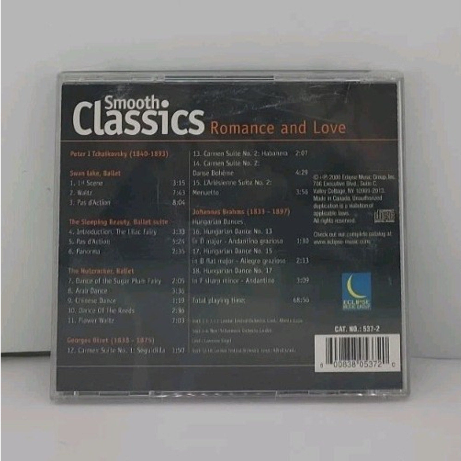 Smooth Classics: Romance & Love by Various (CD, 2001)