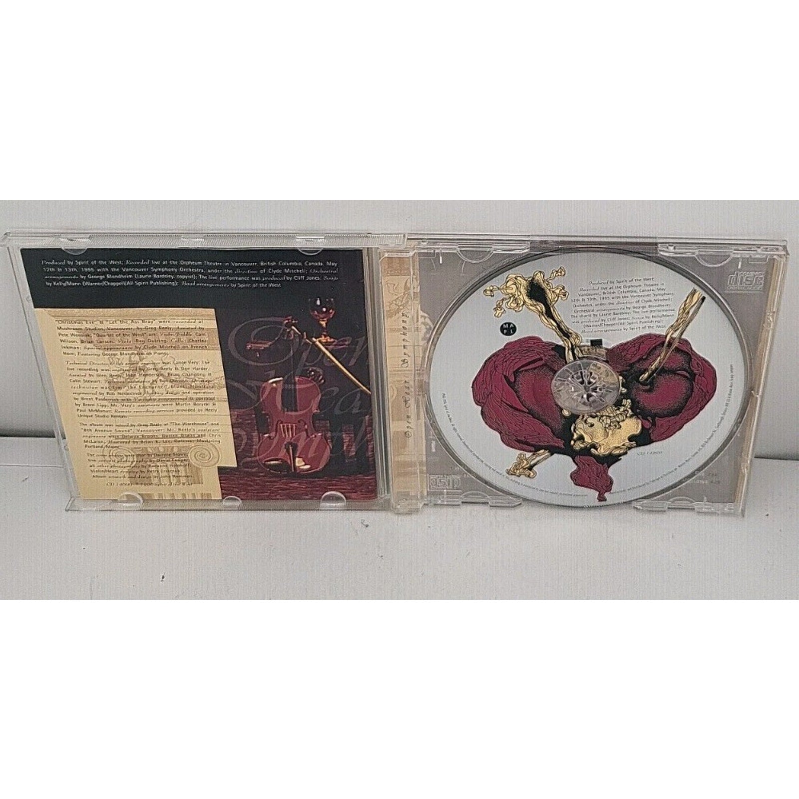 Open Heart Symphony by Spirit of the West (CD, 2008)