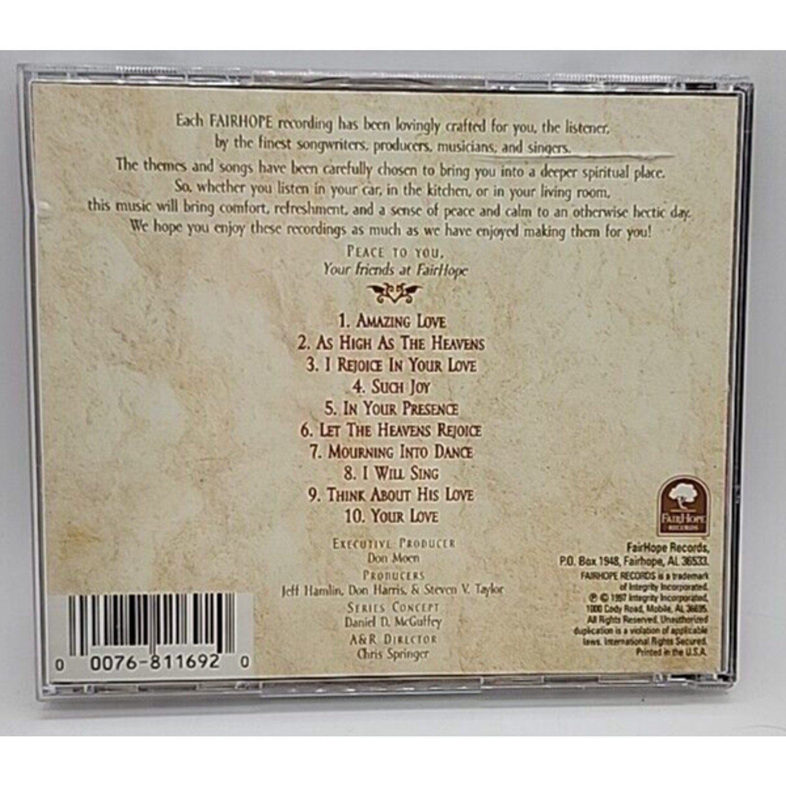 Love & Joy - Audio CD By Praise & Worship