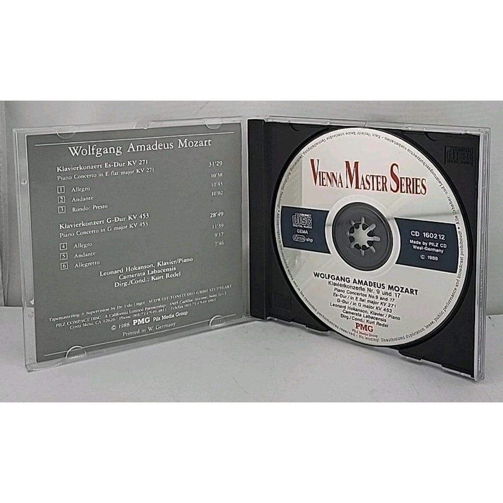 Mozart: Vienna Master Series - Klavierkonzerte Nr. 9 und 17 (CD, 1990, Pilz)