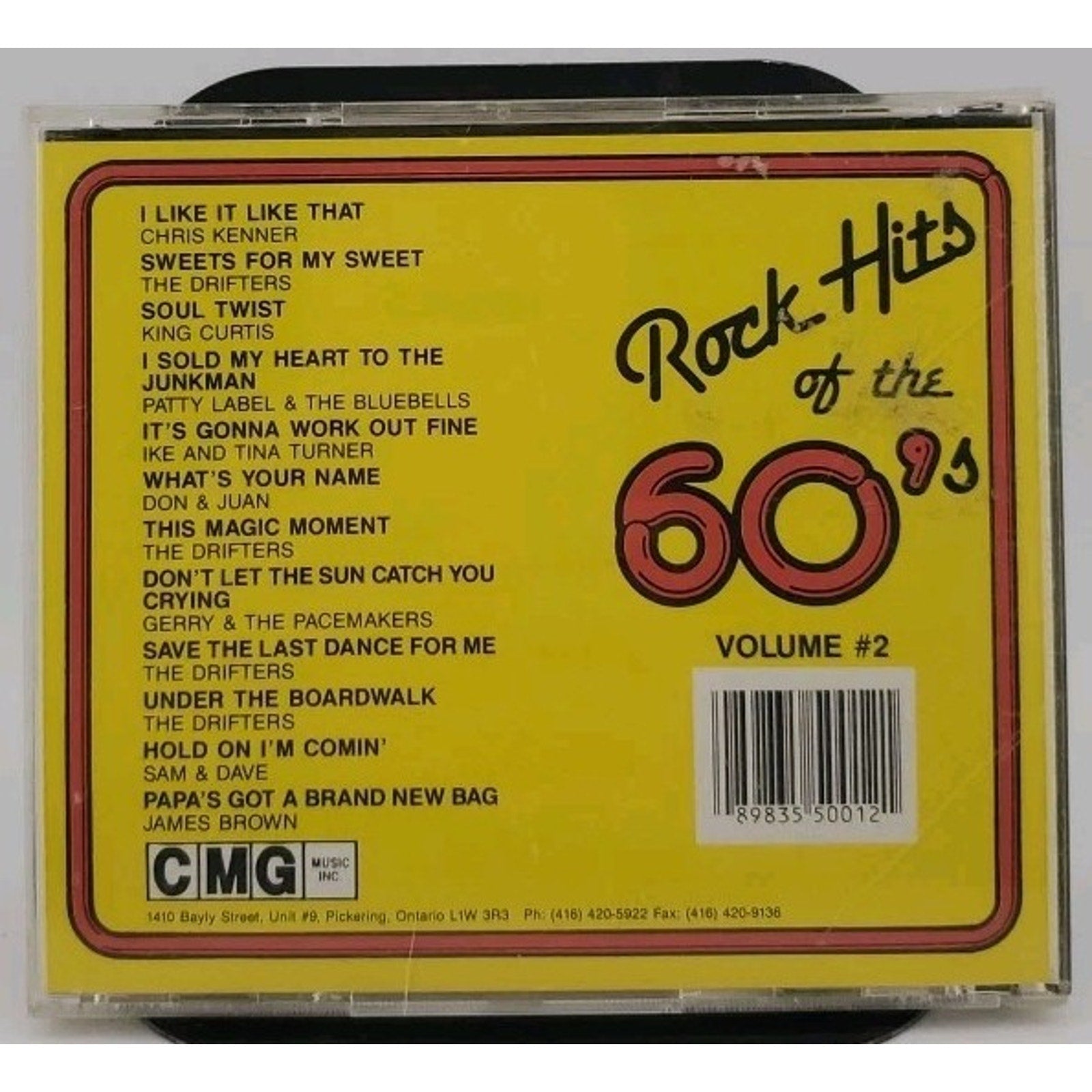 Rock Hits Of The 60's Volume 2 CD