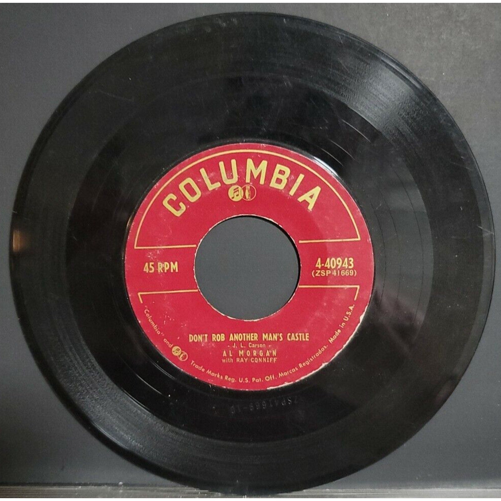 Easy Goin' Heart - Al Morgan - Columbia - 4-40943
