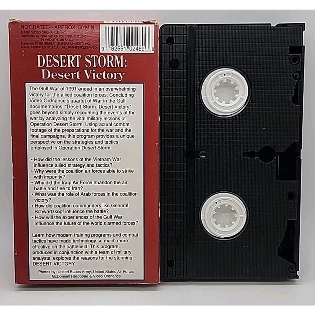 Desert Storm: Desert Victory (VHS, 1991)