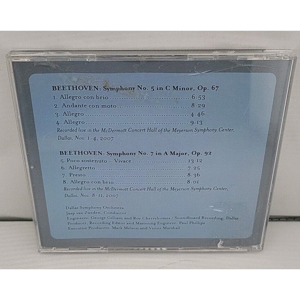 Beethoven Fifth Symphony / Seventh Symphony CD