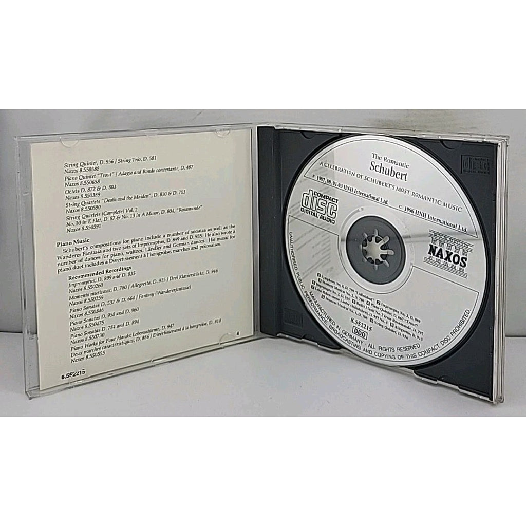 Various Artists Romantic Schubert CD