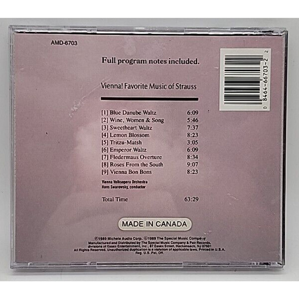 Vienna Favorite Music of Strauss (CD)
