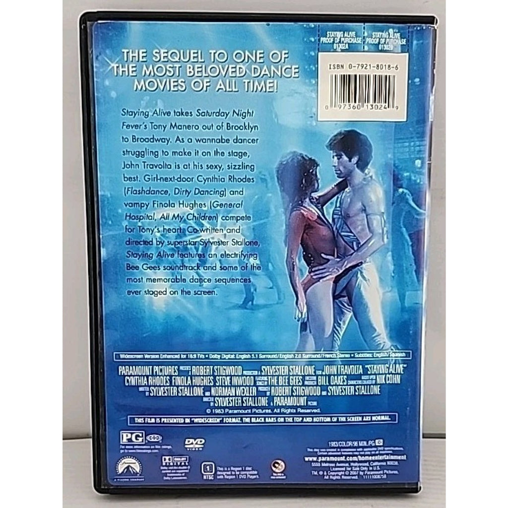 Staying Alive (DVD, 1983)
