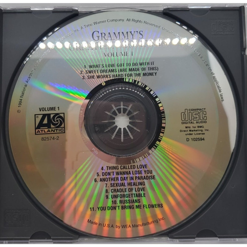 Grammy's Greatest Moments, Volume 1 (CD)