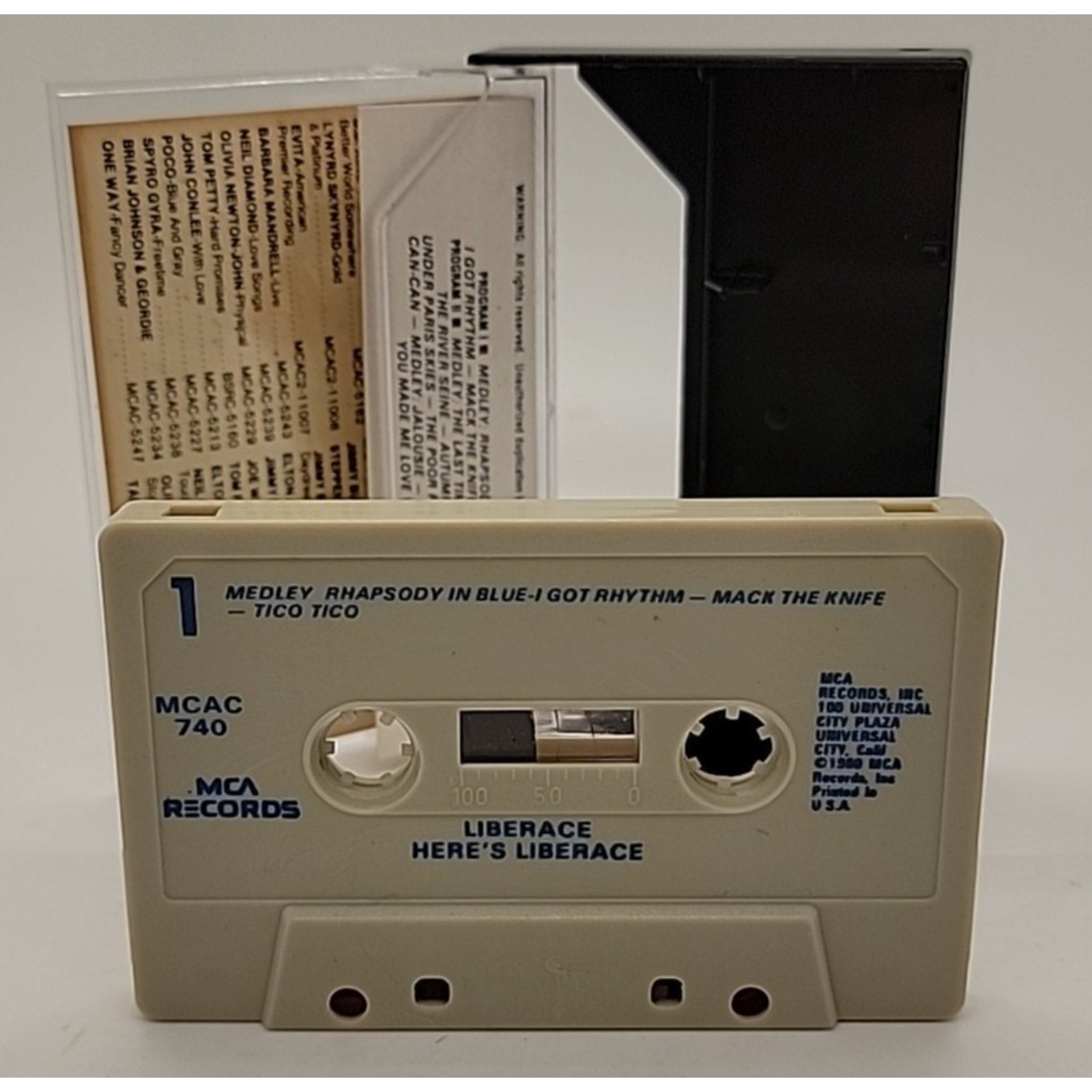 Here's Liberace by Liberace (Cassette, MCA)