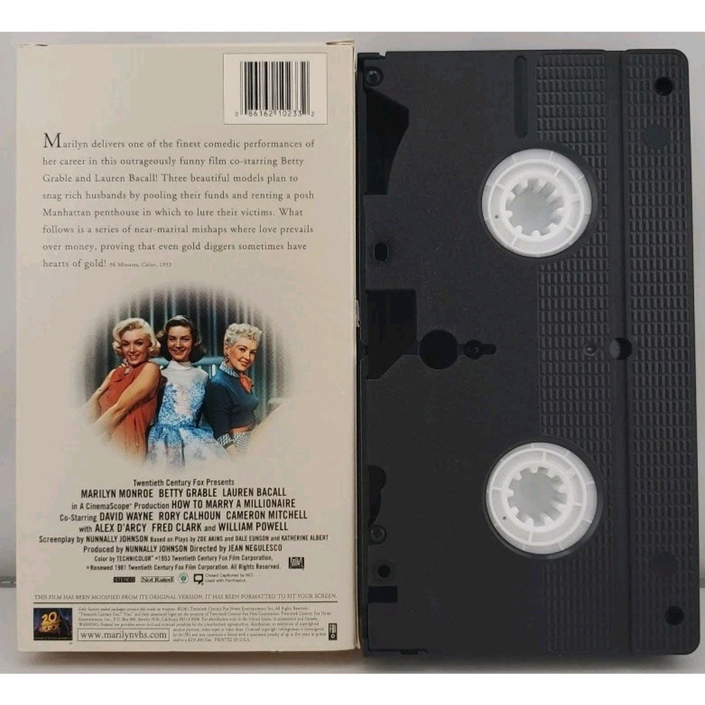 Marilyn Monroe: The Diamond Collection Volume 1 (VHS, 2001, 6-Tape Set)