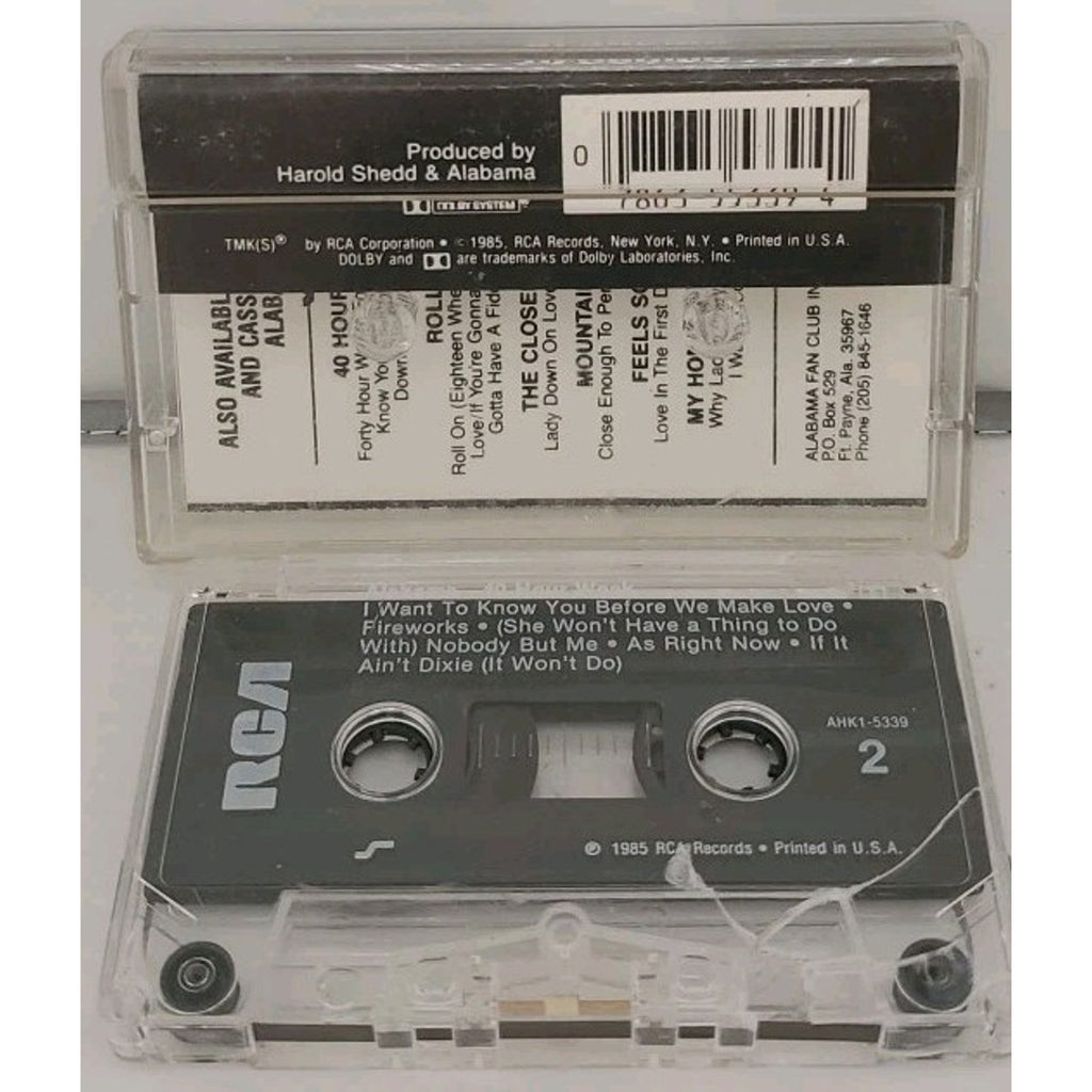 40 Hour Week by Alabama (Cassette, Oct-1990, RCA)