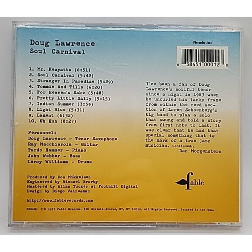 Doug Lawrence Soul Carnival (CD)