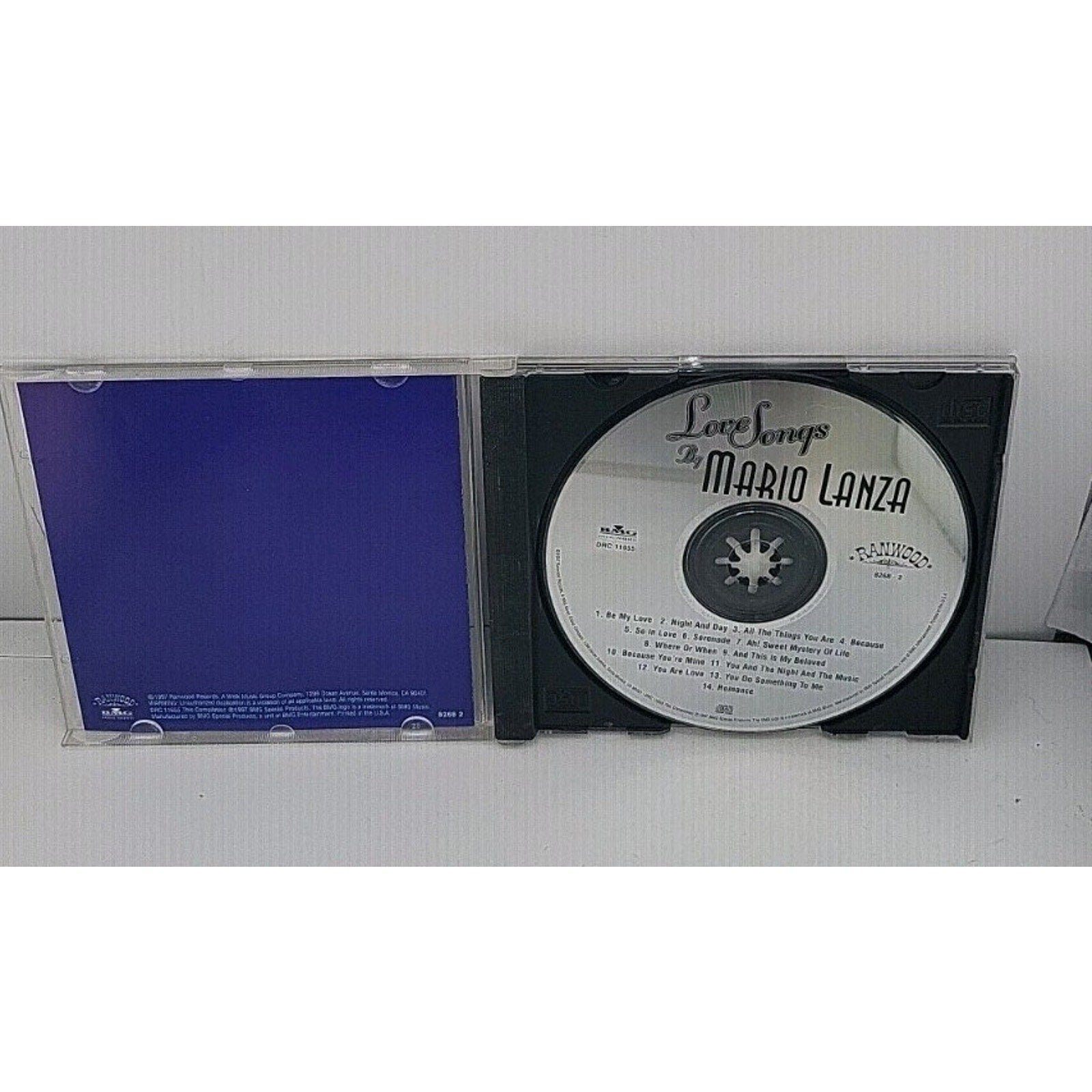 Love Songs by Mario Lanza by Mario Lanza (CD, Jul-1997, Ranwood Records)