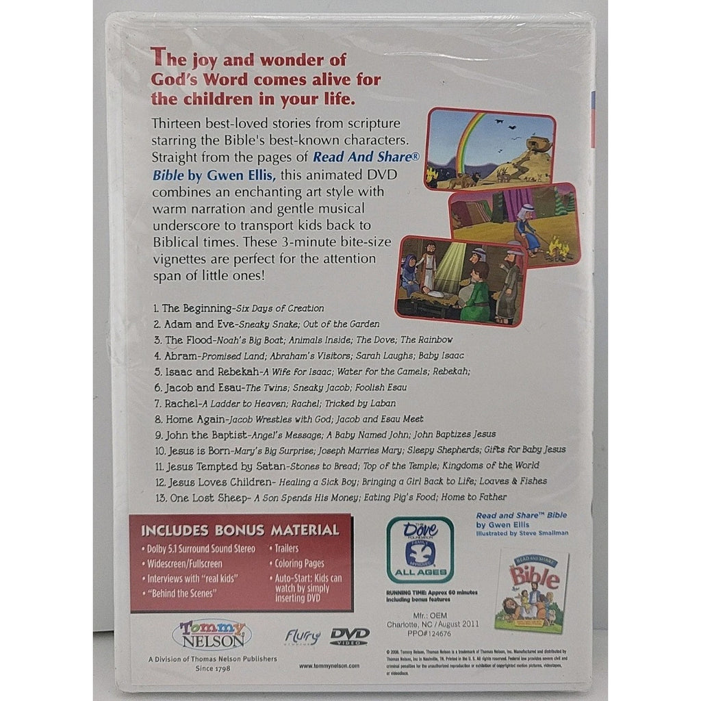 Read and Share DVD Bible - Vol. 1 (DVD, 2008) *Brand New*