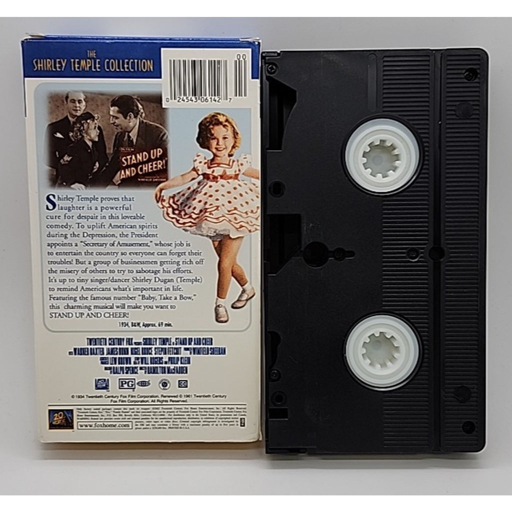 Stand Up and Cheer Shirley Temple (VHS, 2003)