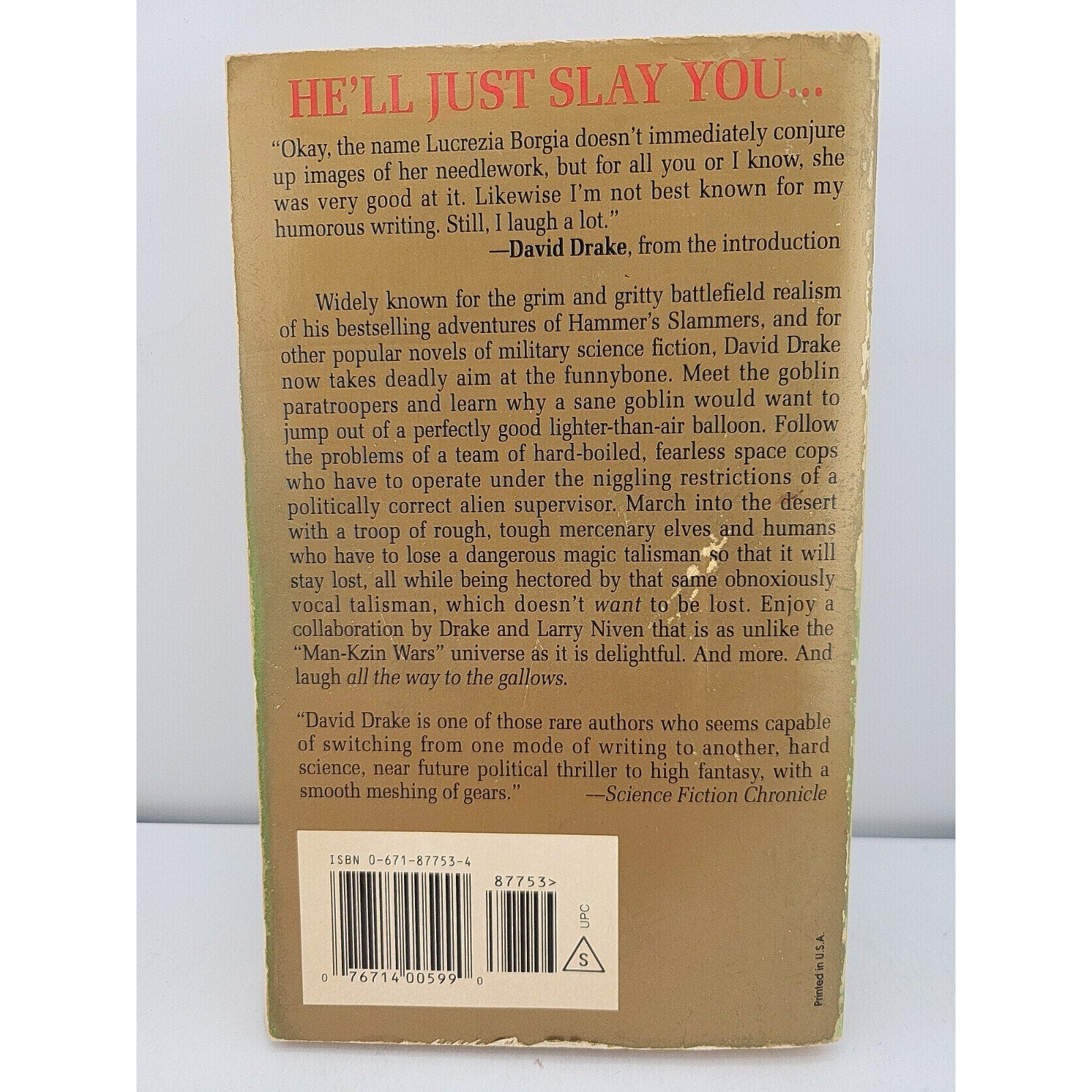 All the Way to the Gallows by David Drake (1996, Mass Market)