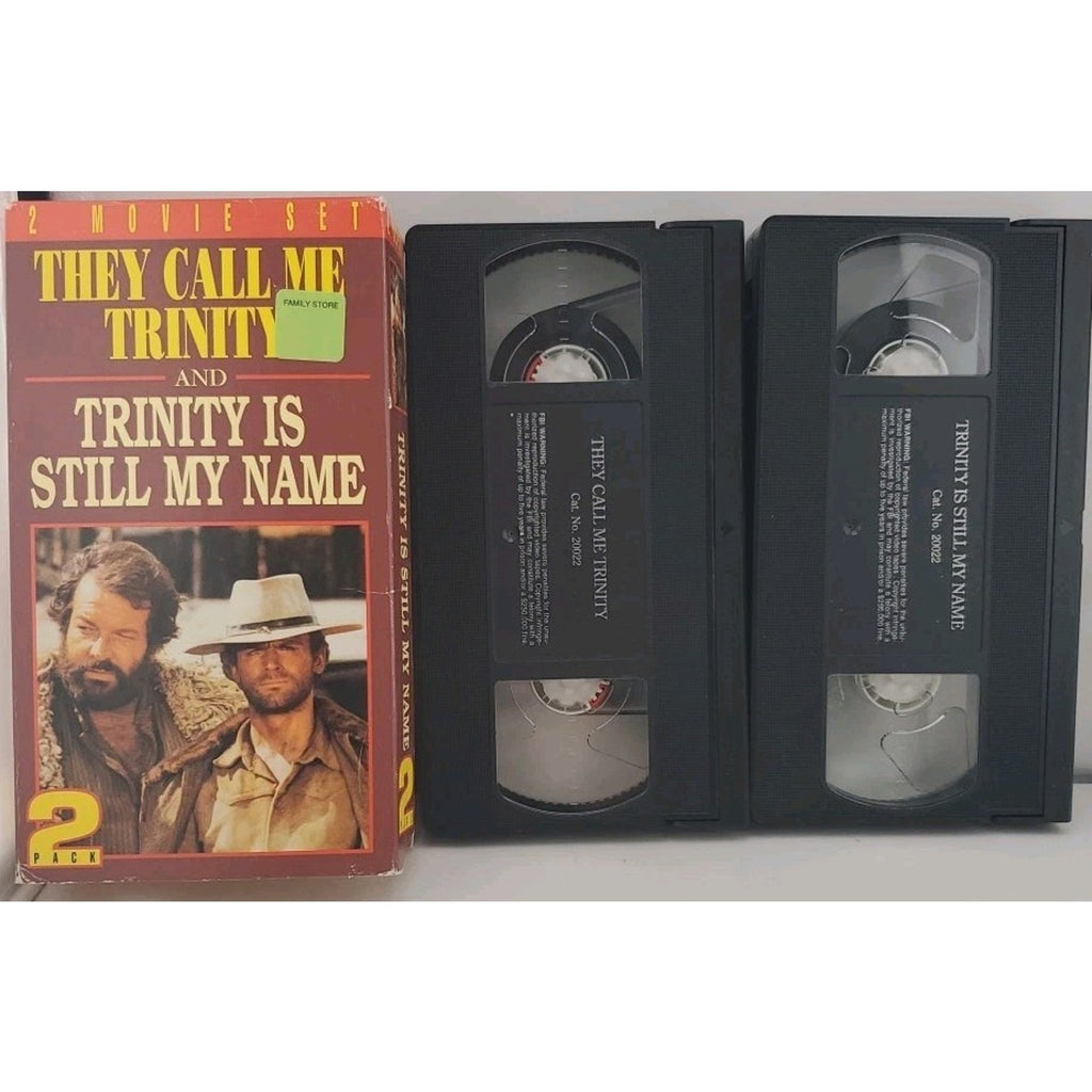 They Call Me Trinity And Trinity Is Still My Name 2 VHS Movie Set 1994