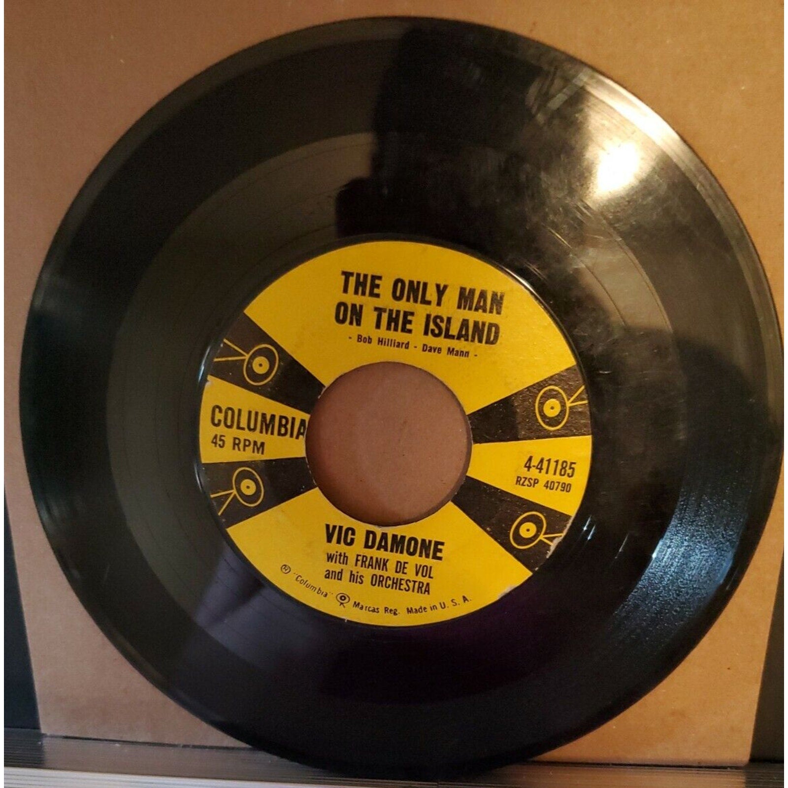 Vic Damone - A’ Toujours / The Only Man On The Island - 45 Vinyl Record