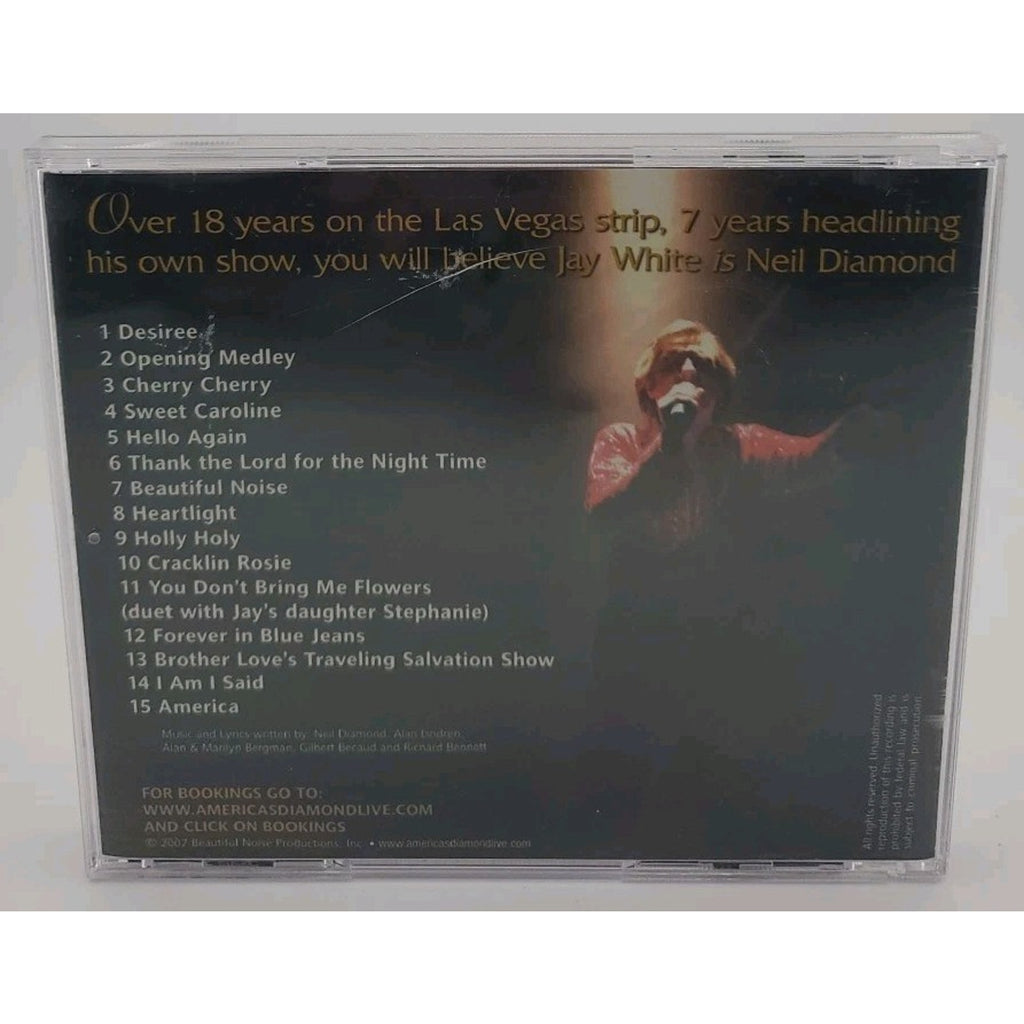 Live From Las Vegas At The Riviera - Jay White Is Neil Diamond Cd