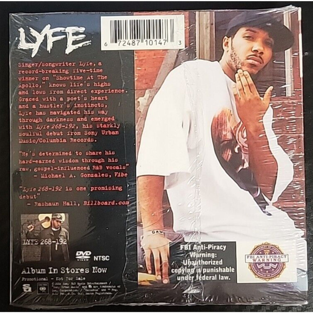 Lyfe 268-192 PROMO CD *Brand New*