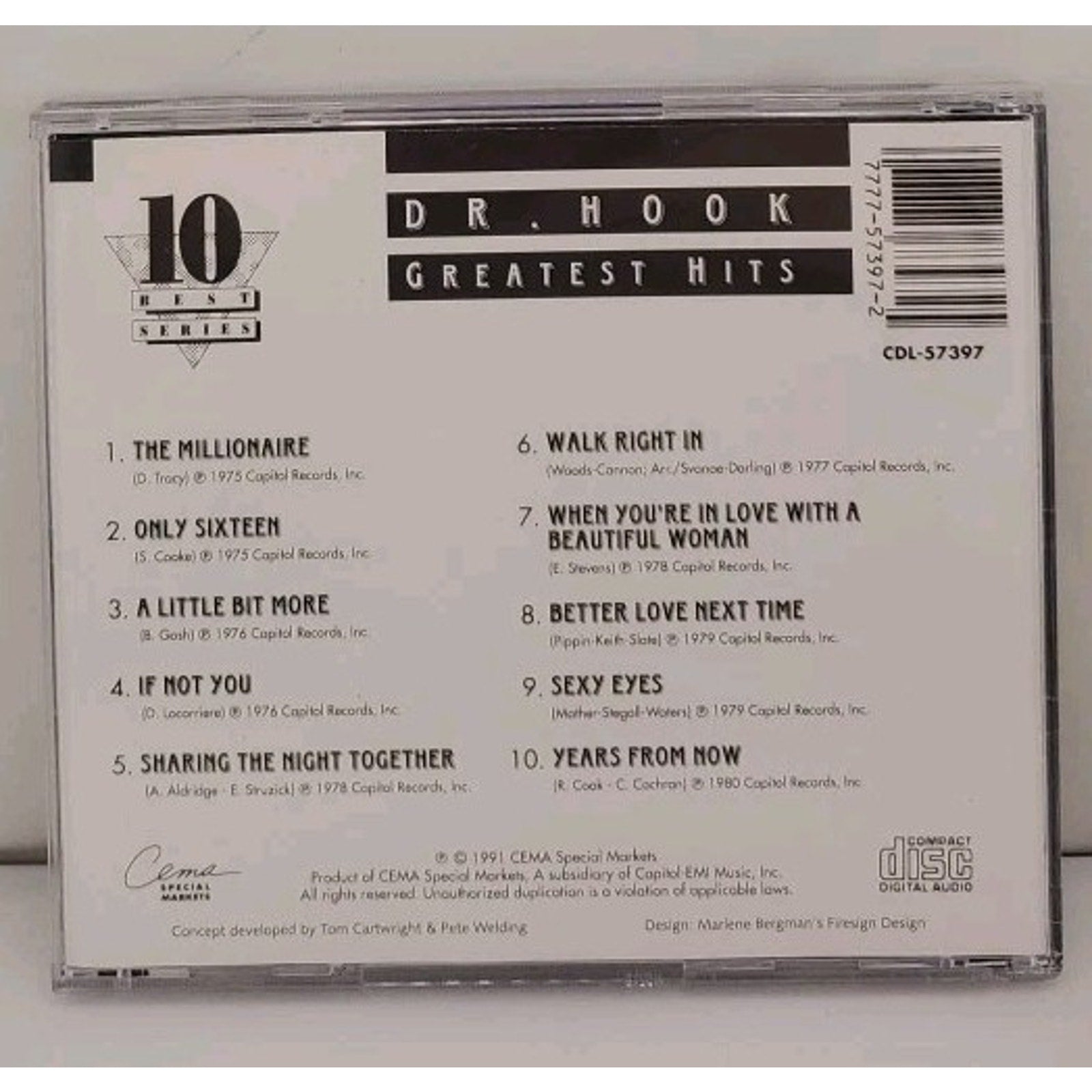Greatest Hits by Dr. Hook (CD, 1995)